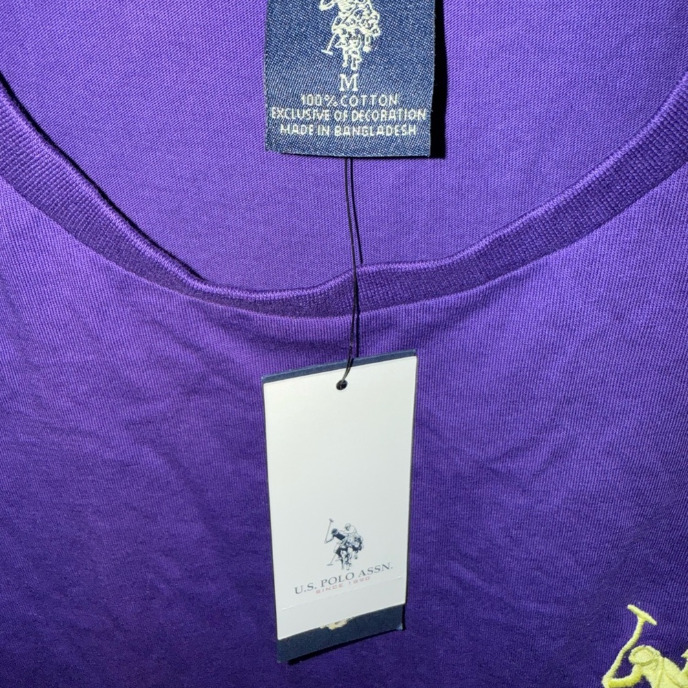 U.S. Polo Assn. Purple Short Sleeve Tee - Picture 3 of 3